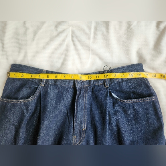 Zara Set Denim Shirt Sz M + Jeans Sz 10 Dark Blue BNWT - Picture 7 of 16